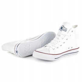 Scarpe da ginnastica alte New Age bianco 1