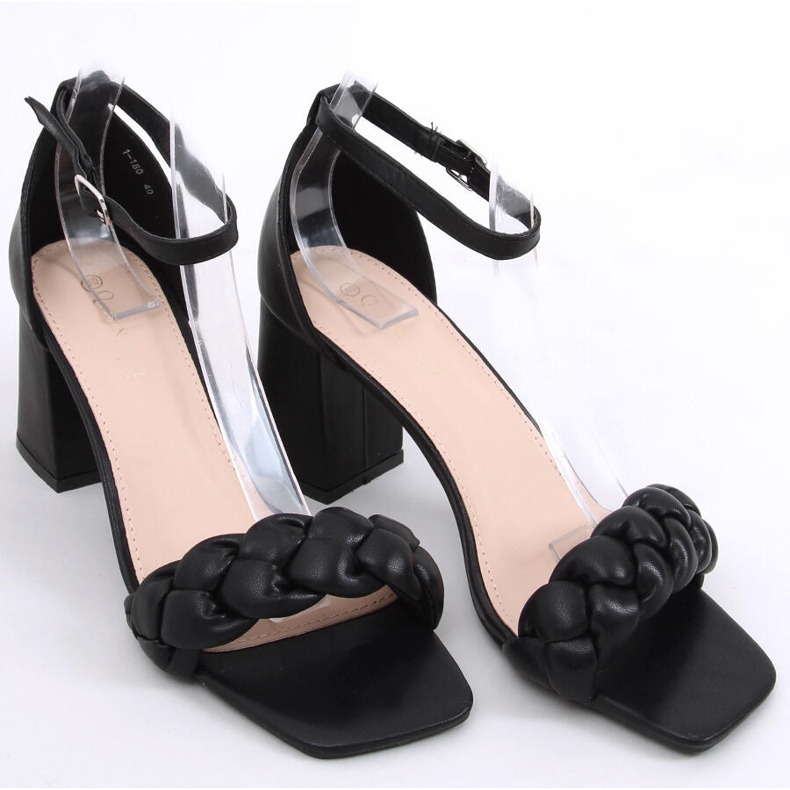 Sandali con tacco alto di Denise Black nero 1