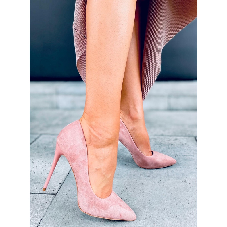 Décolleté su tacco a spillo Valeria Nude rosa 2