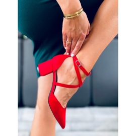 Sandra Red tacco alto rosso 2