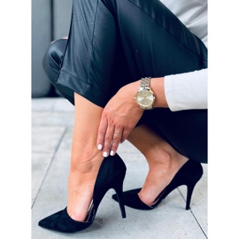 Décolleté su tacco a stiletto Carrie Black nero 1