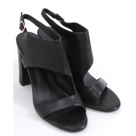 Sandali con tacco alto Jessica Black nero 2