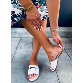 Sandali da donna Linn White bianca 2