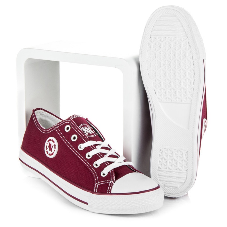 Sneakers bordeaux New Age rosso 1