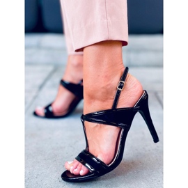 Sandali con tacco alto Penny Black nero 1