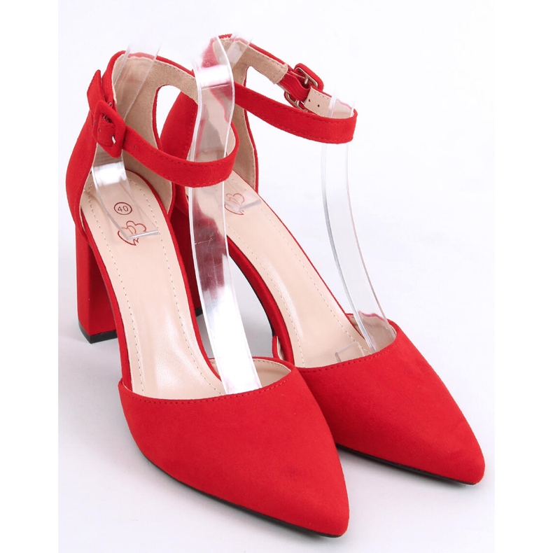 Décolleté sul post di Lauren Red rosso 2