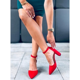 Décolleté sul post di Lauren Red rosso 1