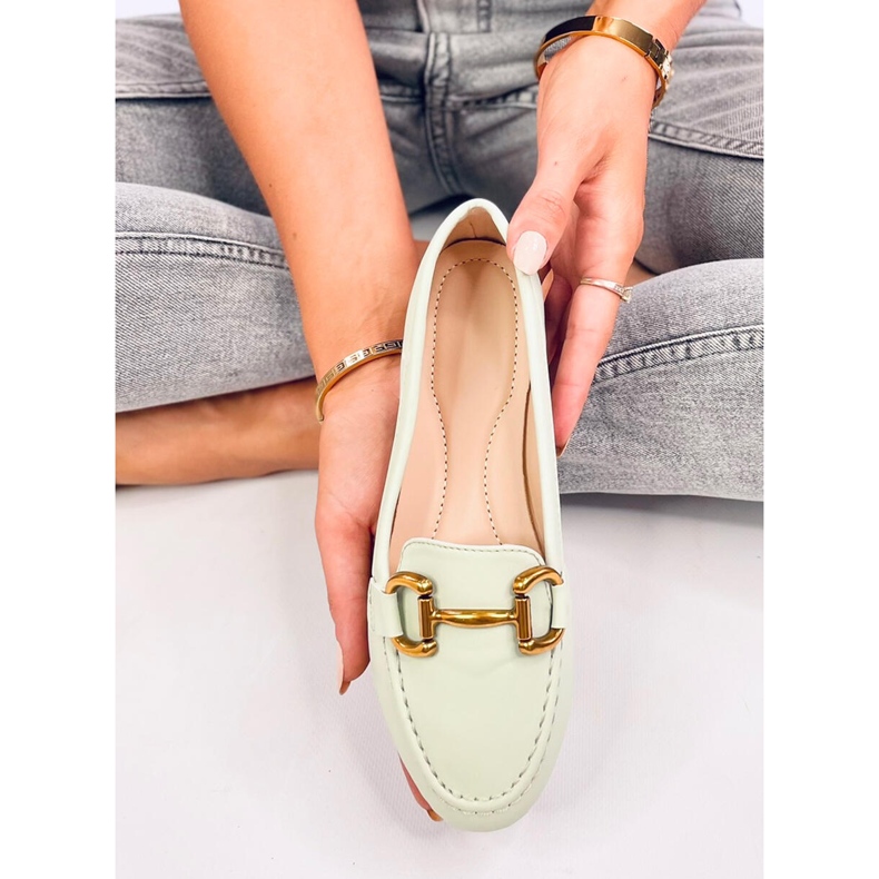 Mocassini da donna Alley Green verde 1