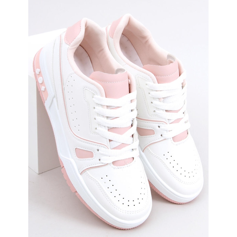 Sneakers da donna Evans Pink bianca 1
