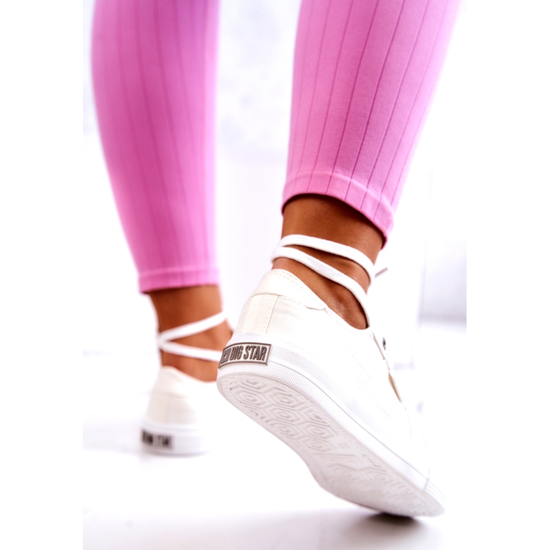 Sneakers da donna Big Star JJ274095 Sneakers bianche bianca 3