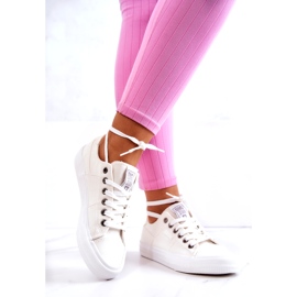 Sneakers da donna Big Star JJ274095 Sneakers bianche bianco 1