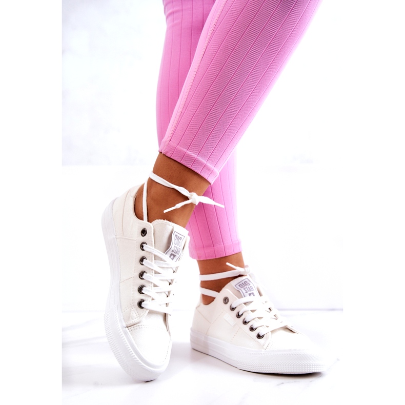 Sneakers da donna Big Star JJ274095 Sneakers bianche bianca 1