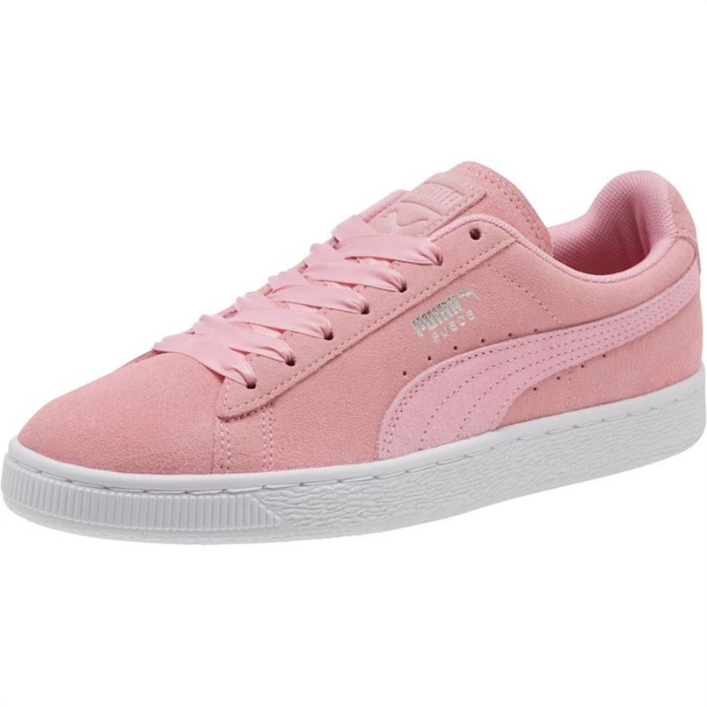 Scarpe Puma in pelle scamosciata Galaxy 369596 01 rosa 2