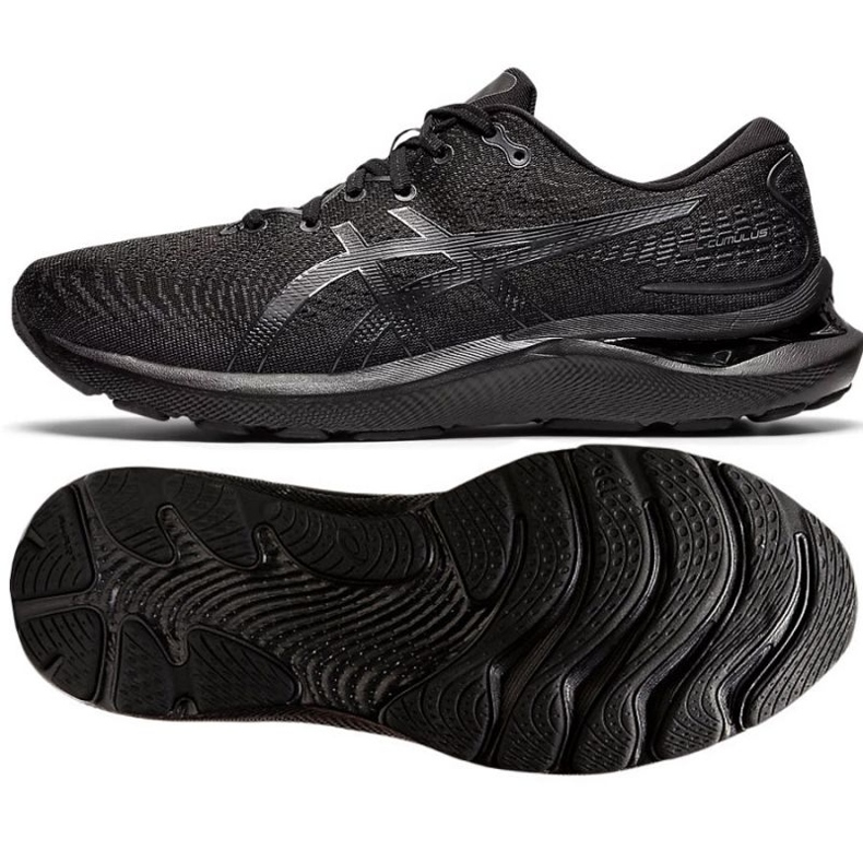 Asics Gel-Cumulus 24 M 1011B366 001 scarpe da corsa nero 1