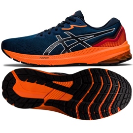 Asics GT-1000 11 M 1011B354 401 scarpe da corsa blu 1