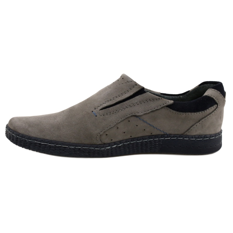 KOMODO Mocassini da uomo grigi 862L grigio 1