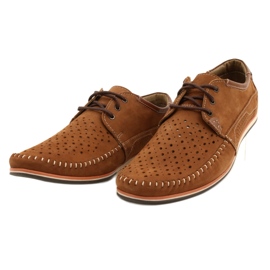 KOMODO Scarpe uomo mocassini 875 summer camel marrone 5