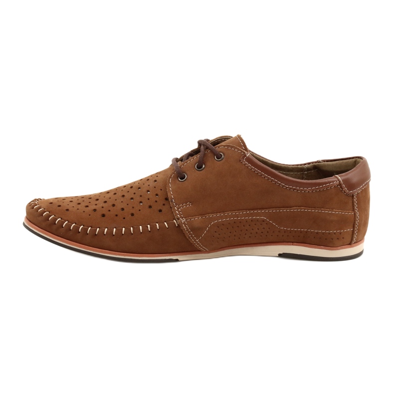 KOMODO Scarpe uomo mocassini 875 summer camel marrone 4