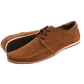 KOMODO Scarpe uomo mocassini 875 summer camel marrone 7
