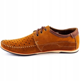 KOMODO Scarpe uomo mocassini 875 summer camel marrone 2