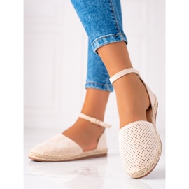 SHELOVET Espadrillas traforate marrone 2