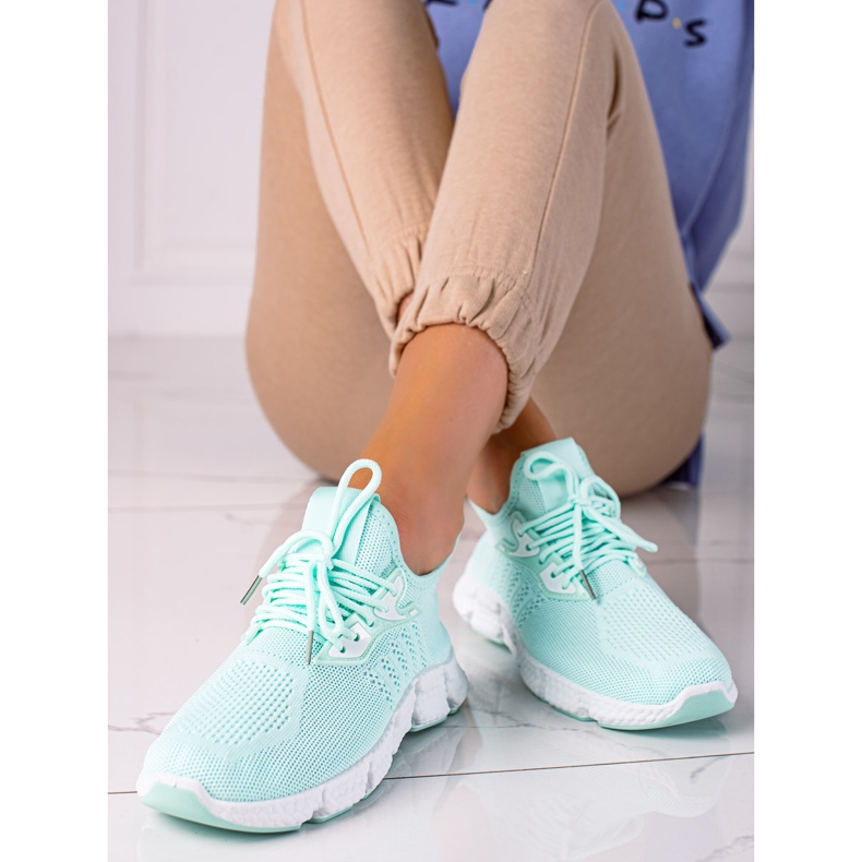 SHELOVET Scarpe sportive leggere verde 1