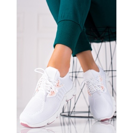 SHELOVET Scarpe sportive leggere bianco 1