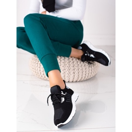 SHELOVET Scarpe sportive leggere nero 1