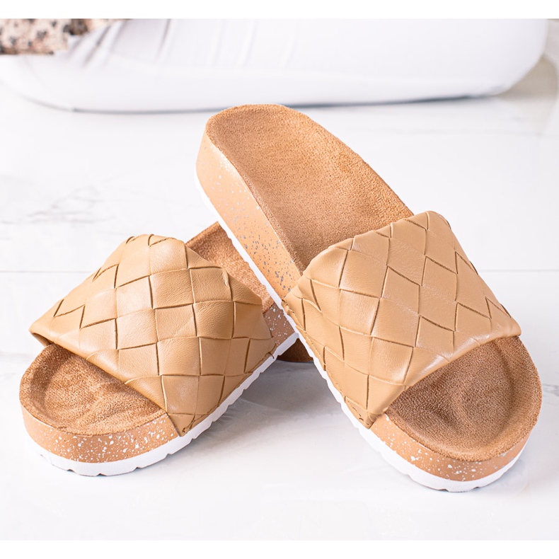 SHELOVET Infradito da donna marrone 1
