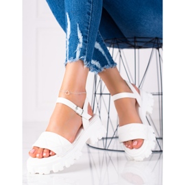 SHELOVET Sandali alla moda bianco 1