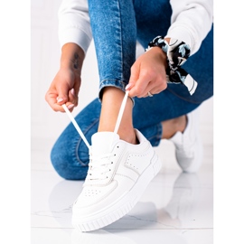 SHELOVET Scarpe da ginnastica bianche bianca 1