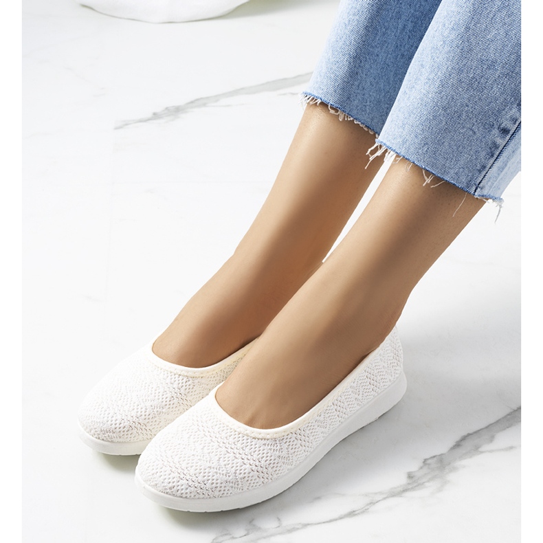 Sneakers Suvia da donna beige écru 2