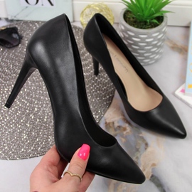 Décolleté su tacco Sergio Leone nero 1