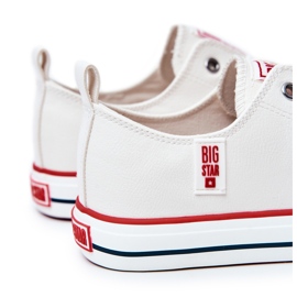Sneakers da Uomo in Pelle Big Star JJ174069 Bianche bianco 4