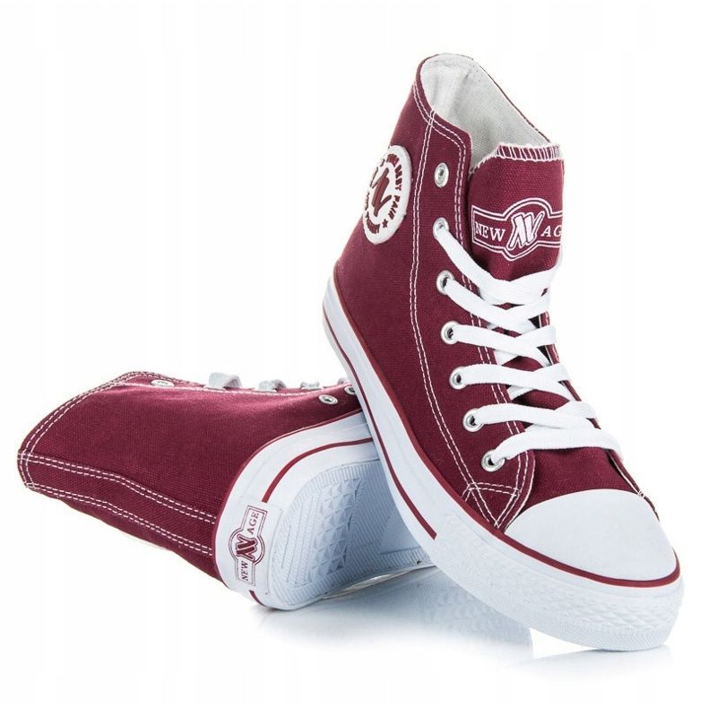 Sneakers bordeaux new age rosso 1