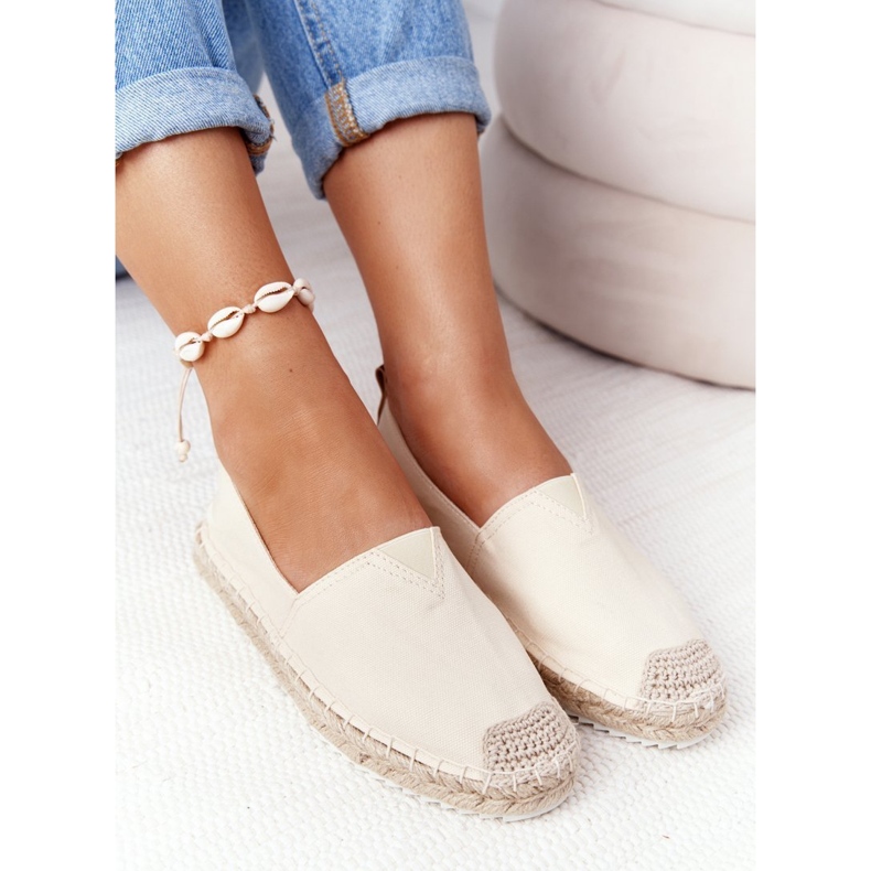 Espadrillas su suola intrecciata Big Star HH274501 Beige 2
