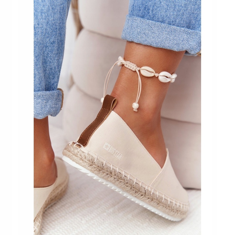 Espadrillas su suola intrecciata Big Star HH274501 Beige 4