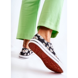 PS1 Sneakers Basse Da Donna Con Fiori Janey Nere nero 1