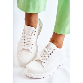 PG1 Sneakers da donna in materiale basso bianco Gueso 1
