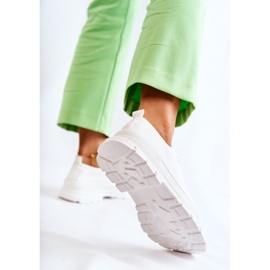 PG1 Sneakers da donna in materiale basso bianco Gueso bianca 2