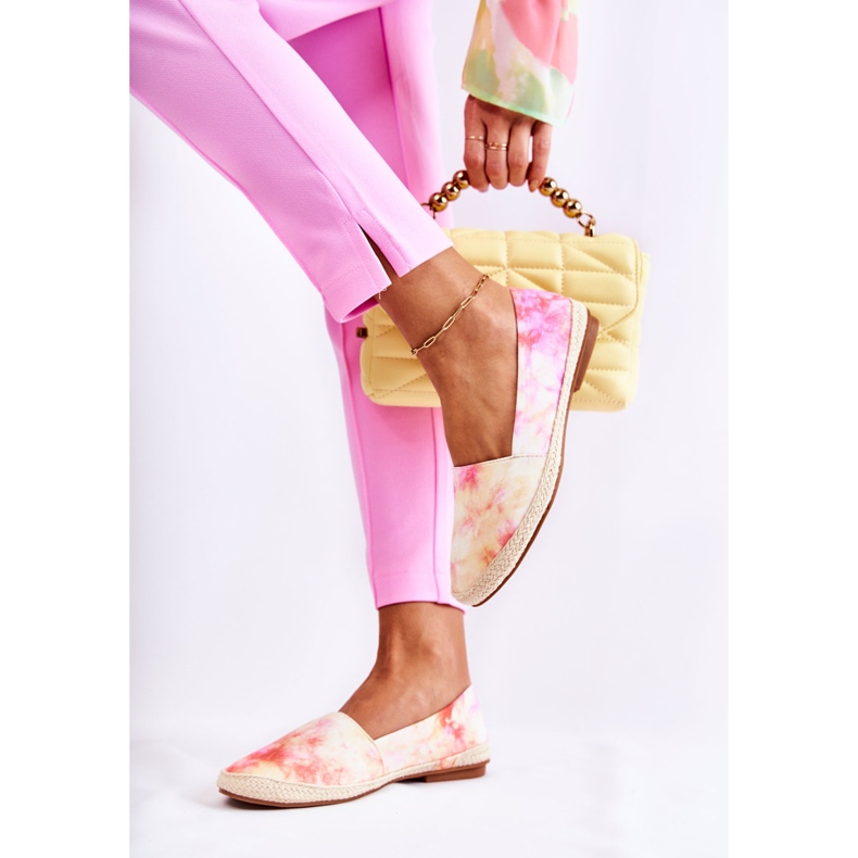 PG1 Espadrillas slip-on da donna rosa-gialle Santana beige giallo 2