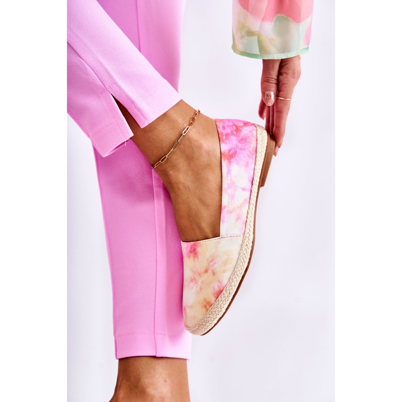 PG1 Espadrillas slip-on da donna rosa-gialle Santana beige giallo 1