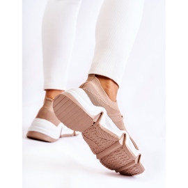 PG1 Sneakers Slip-On Dayen da donna di colore beige 2