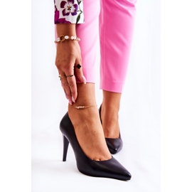 Sergio Leone Stiletti classici in pelle magicamente nera nero 2