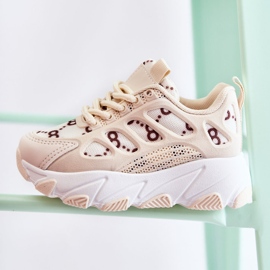 FR1 Scarpe sportive per bambini Dalia Beige marrone 2