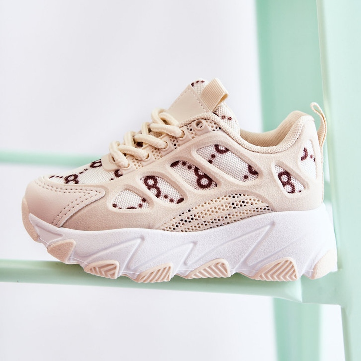 FR1 Scarpe sportive per bambini Dalia Beige marrone 2