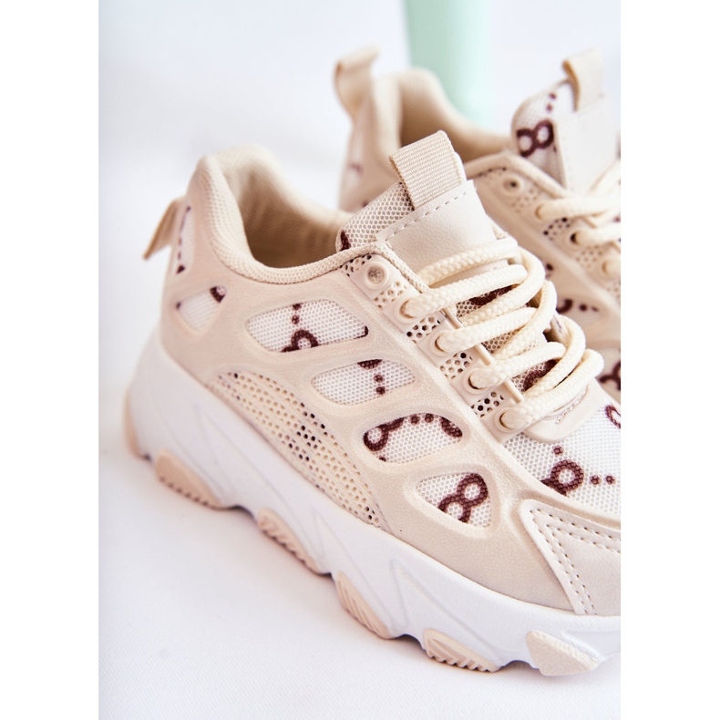 FR1 Scarpe sportive per bambini Dalia Beige marrone 1