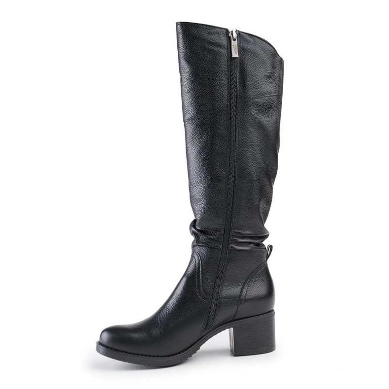 Marco Shoes Stivali in pelle naturale nera nero 1