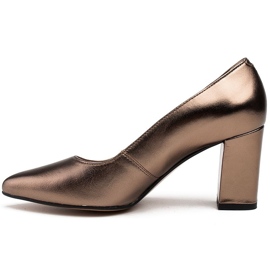 Marco Shoes 1066P Marco Scarpe metallizzate marrone 2