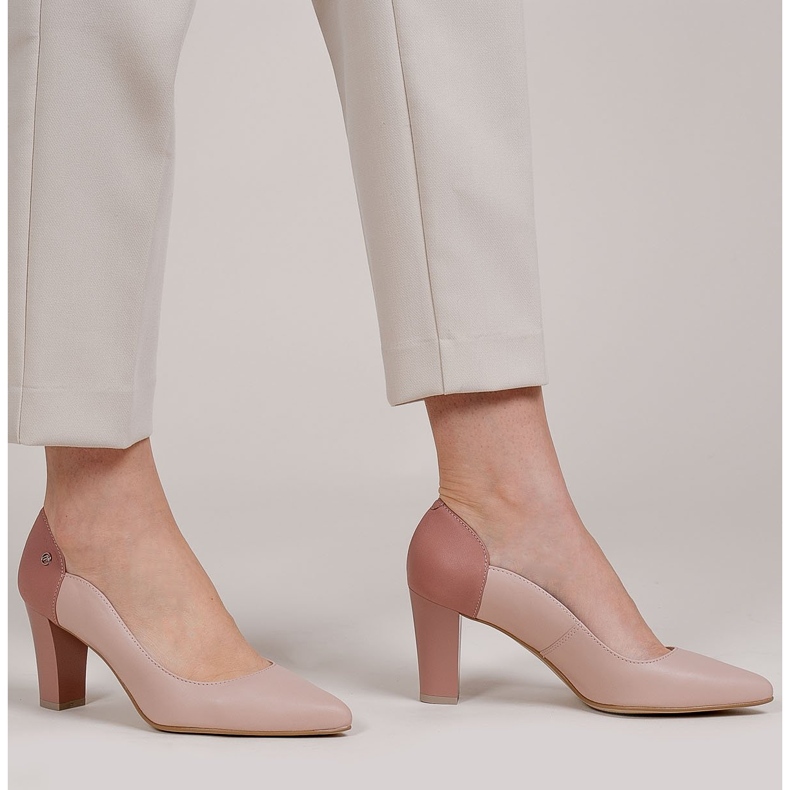 Décolleté da donna Marco Shoes rosa 1